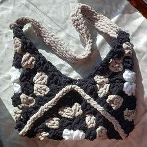 Crochet granny square Medium Bag